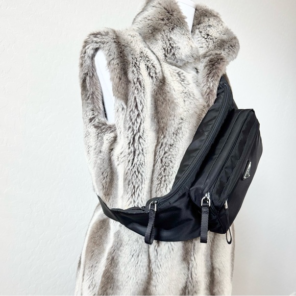 Prada Black Large Nylon Waist Belt Crossbody Bag - Picture 15 of 16